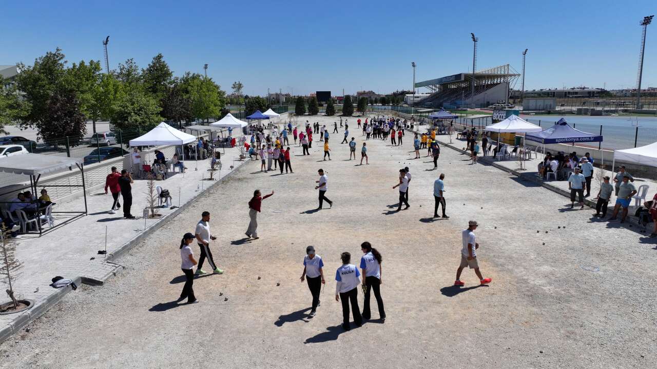 Konya'da 3. Uluslararası Bocce Turnuvası başladı 1